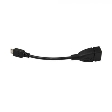 Micro USB to OTG Works with Sony D5102 Direct On-The-Go Connection Kit and Cable Adapter! Black 